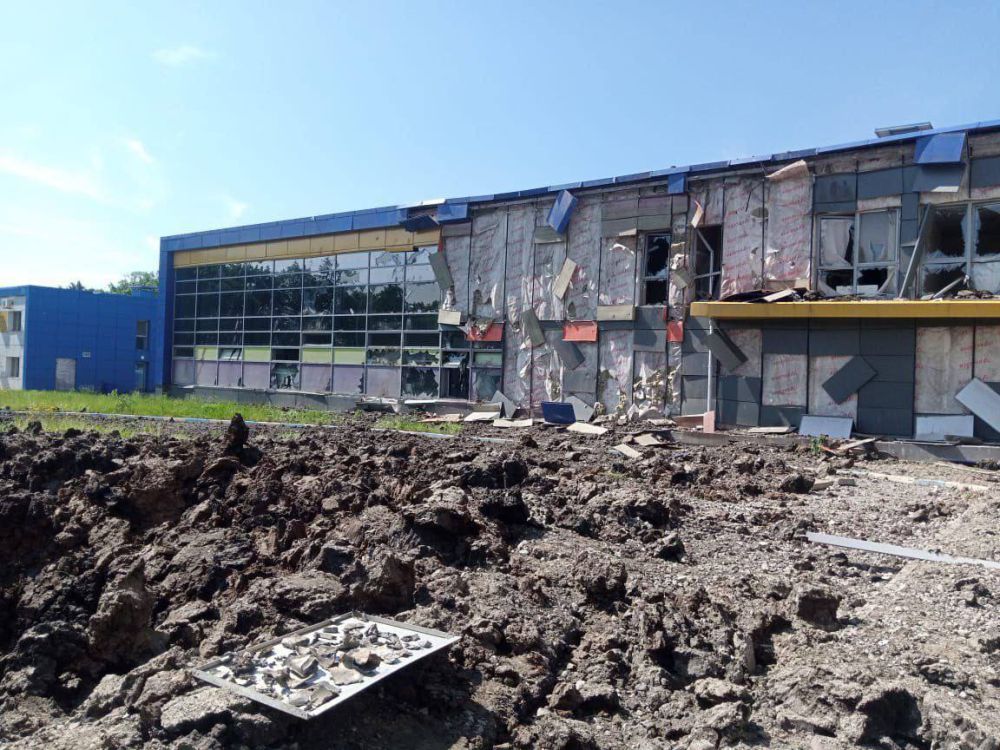 Фотографии денацифицированных объектов на базе ФК «Металлист» в пригороде Харькова