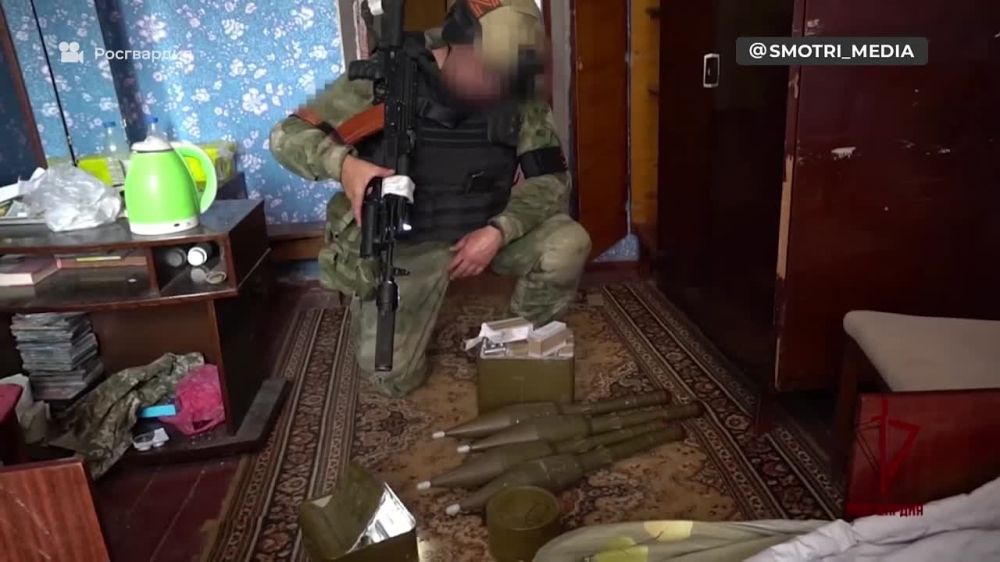 Росгвардейцы изъяли большое количество вооружения из тайников ВСУ в Харьковской области