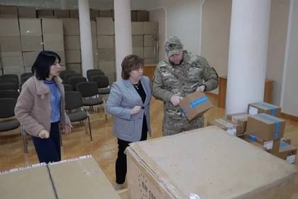 «Ночные волки» привезли в Луганск гуманитарную помощь от Григория Лепса