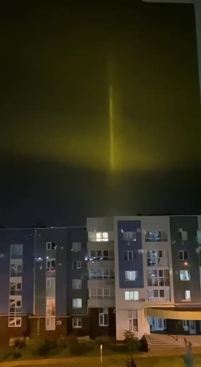 В Белгороде заработали прожекторы ПВО