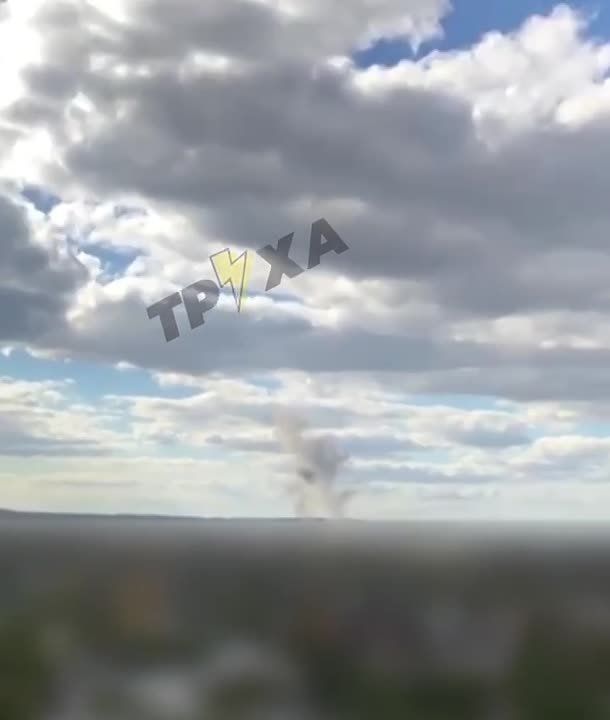 Андрей Руденко: В Харькове после прилёта поднялся столб дыма