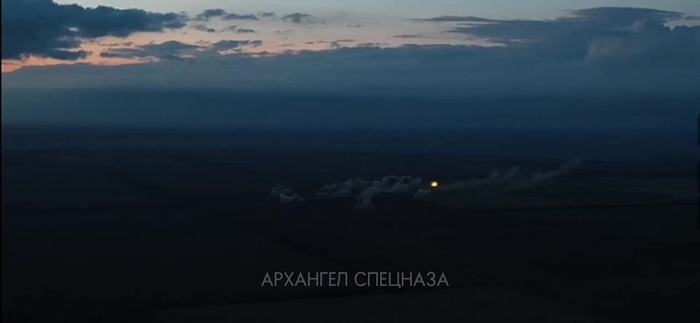 Артиллерия накрывает квадрат укров на Харьковском направлении