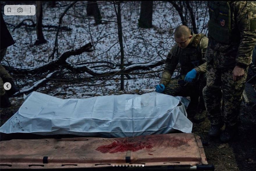 Раненые ВСУшники в ходе боёв за Кременную