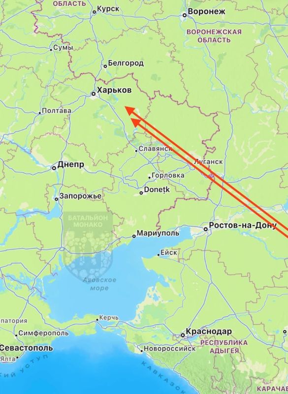 Укропаблики сообщают, что на Харьков летят две ракеты