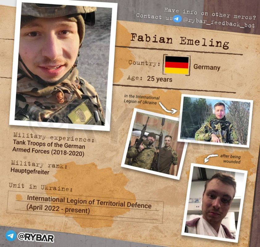 «В этом подразделении знают, что делают»: немецкий наемник Фабиан Эмелинг о ЧВК «Вагнера»