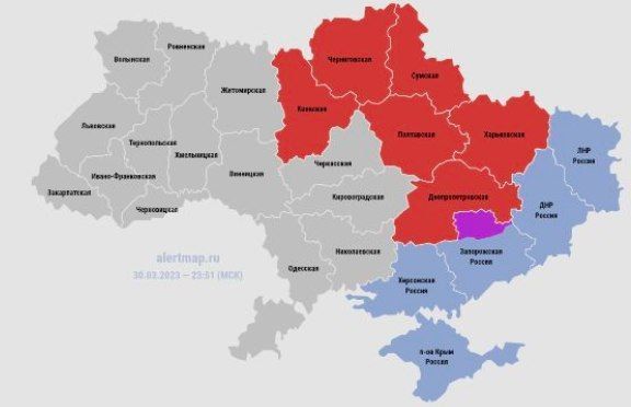 Ночью были прилеты по Украине