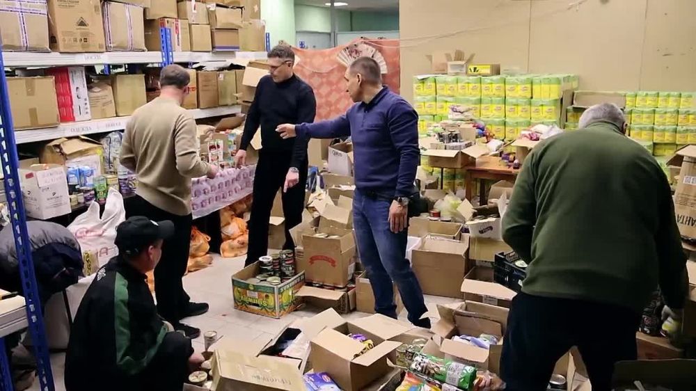 На один из складов ВГА Харьковской области в Белгородской области поступил очередной гуманитарный груз из Ленинградской области от ОО ВООВ «Боевое Братство»