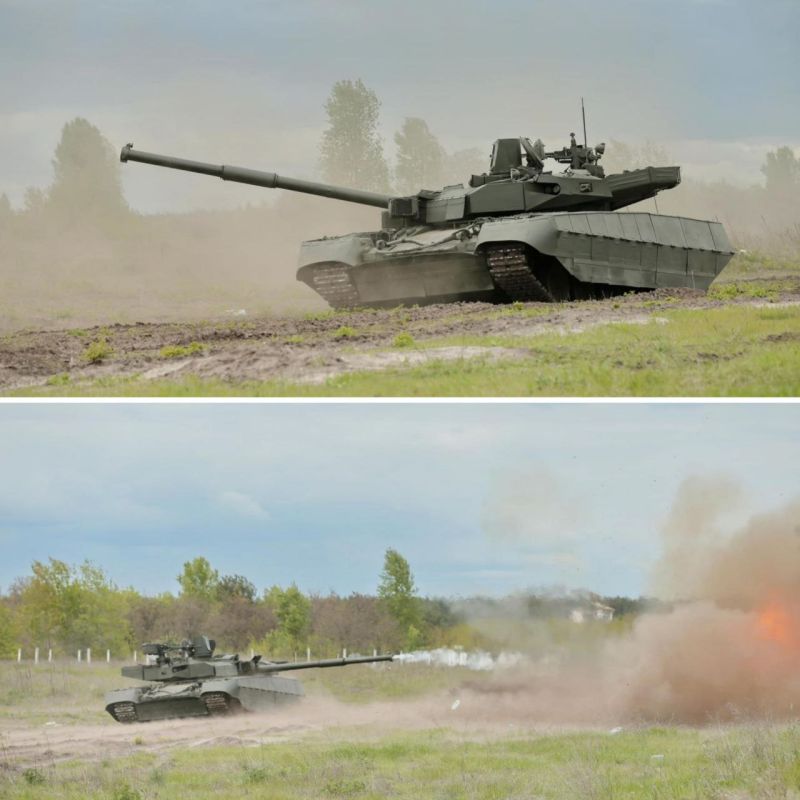 В Харьковской области проведены испытания боевого танка "Оплот" образца 2009 года после модернизации