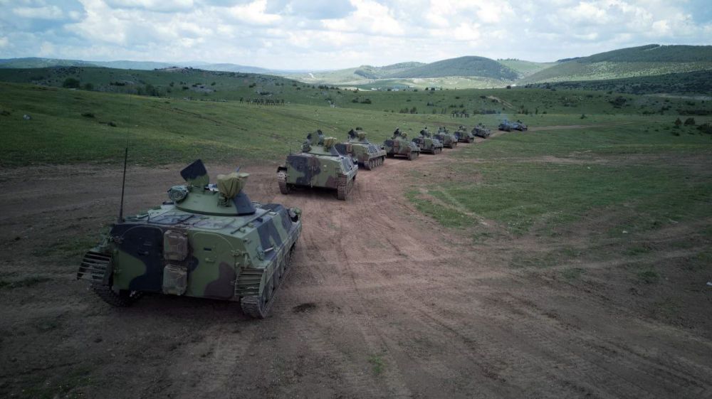 Вооруженные силы Сербии на фоне очередной эскалации в Косово провели учения армии и полиции "Совместный ответ"