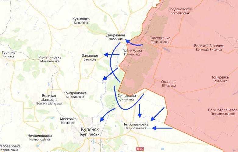 Обстановка на купянском направлении