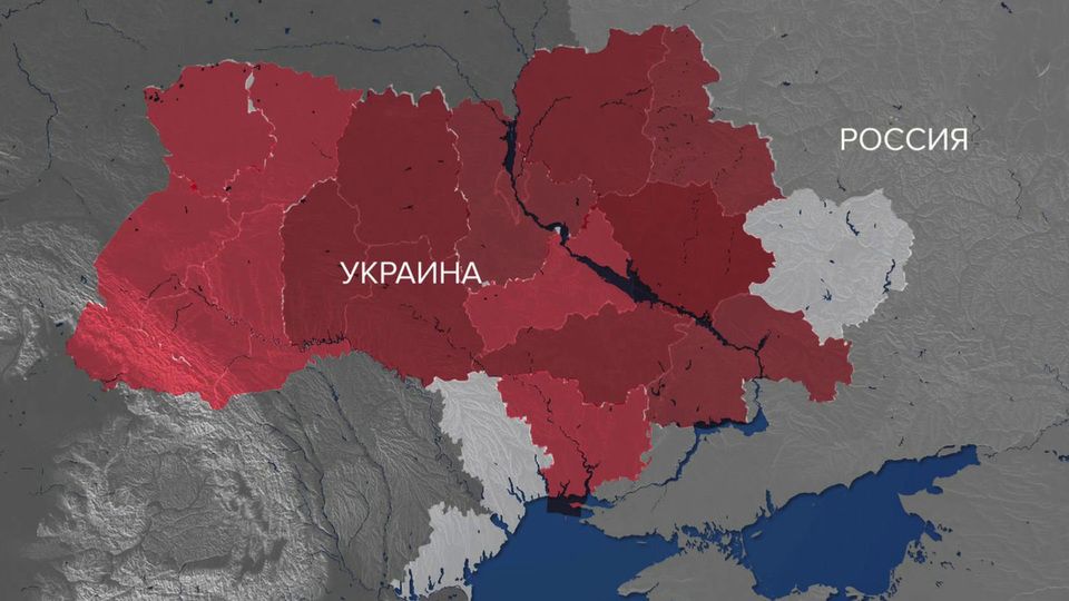 Воздушная тревога ночью была объявлена на всей территории Украины, кроме Одесской и Харьковской областей