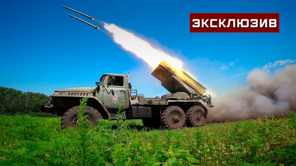 Опубликованы кадры боевой работы РСЗО «Град» с огневых позиций на Купянском направлении