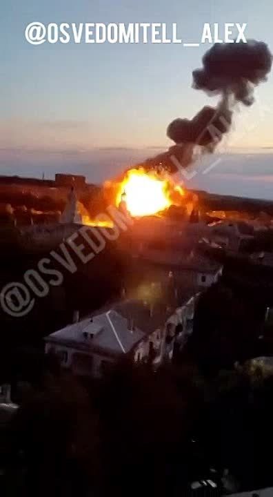 Неудачный перехват крылатой ракеты украинской ПВО в Одесской области