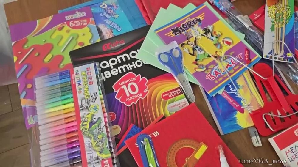 Рабочая группа ВГА Харьковской области по г. Краснодар начала выдачу поздравительных наборов для школьников ко Дню знаний