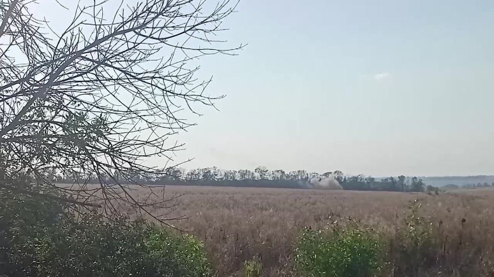 Андрей Руденко: Работа ТОС-1А «Солнцепек» Западного военного округа при уничтожении складов с боеприпасами и укрепленных долговременных опорных пунктов ВСУ на Купянском направлении