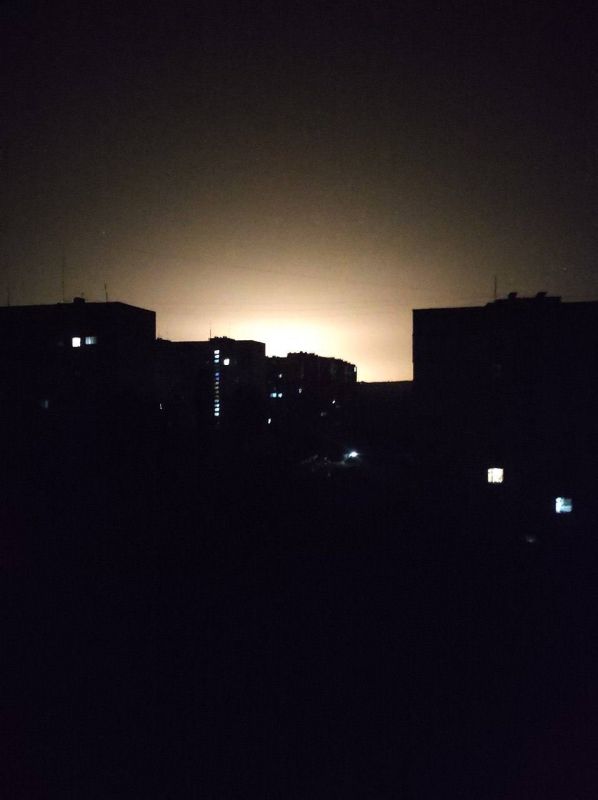 Взрыв и пожар был в поселке Пересечное Харьковской области украины