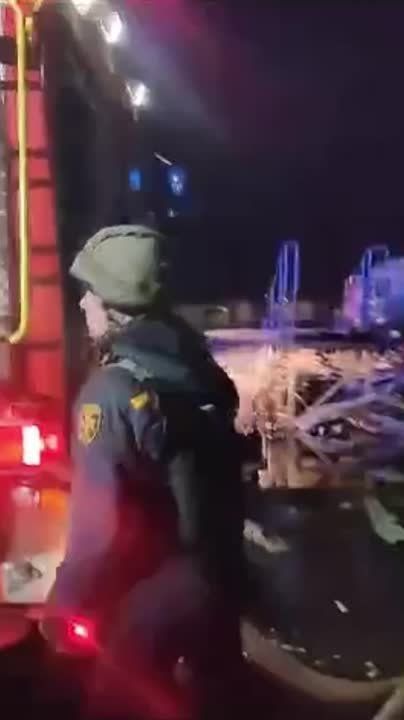 В Харькове прилет в здание Новой почты.