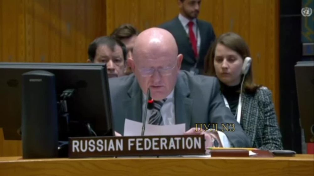 Постпред России в ООН Небензя - на Совета Безопасности ООН по гуманитарной ситуации на Украине: Хочу обратиться к нашим западным коллегам