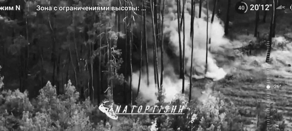Боевая работа миномётов ЗВО. Минометчики 6 армии Западной группировки войск попали четко в окоп с противником, в результате чего выжившие боевики ВСУ хромая убежали с позиций, бросив раненных побратимов умирать