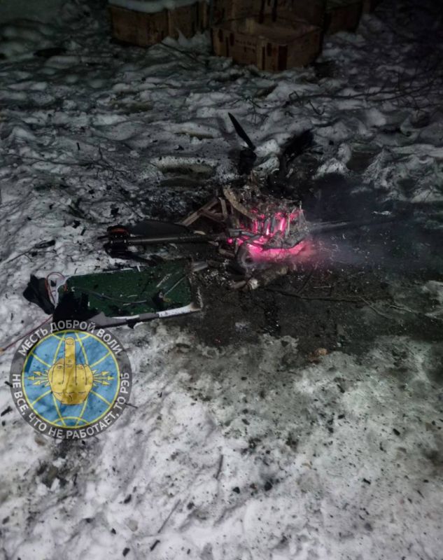 Продолжается успешная борьба с украинскими тяжелыми ночными дронами-бомбардировщиками типа «Баба Яга»