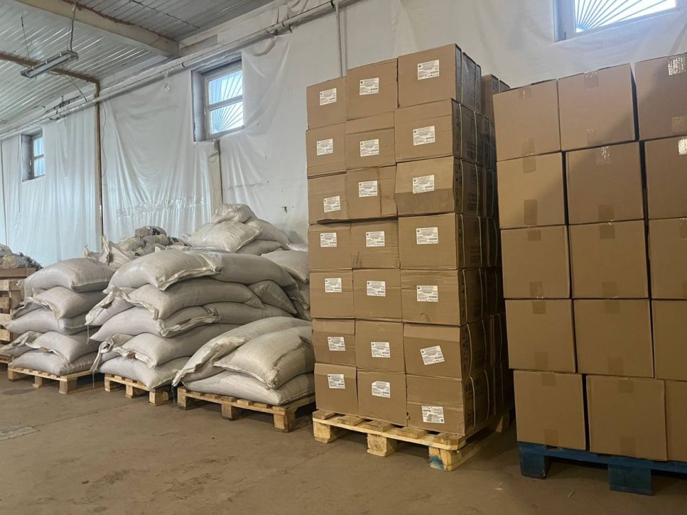 Сотрудники гуманитарной группы ВГА Харьковской области начали заготовку следующей партии помощи для жителей освобождённой территории