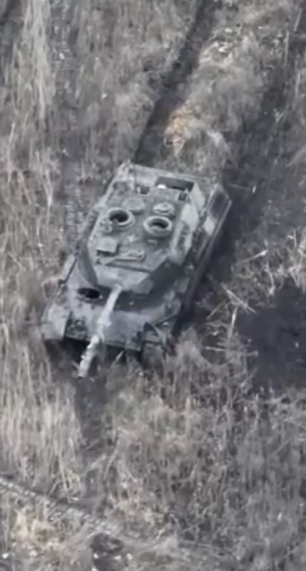 Похоже, первый "приехавший" Leopard 1A5 на Купянском направлении