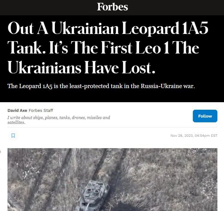 Forbes: �������� �������� ������ ���� Leopard 1A5, ���������� ���������