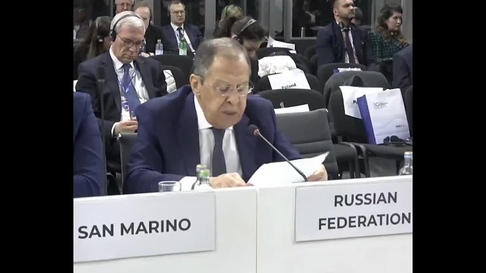 Глава МИД России Лавров на встрече Совета министров иностранных дел ОБСЕ: «Молдавии уготована участь следующей жертвы в гибридной войне Запада против РФ»