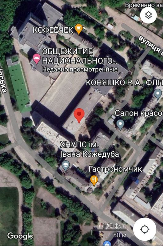 Сообщают, что прошлой ночью в Харькове уничтожен пункт дислокации ВСУ и иностранных наемников