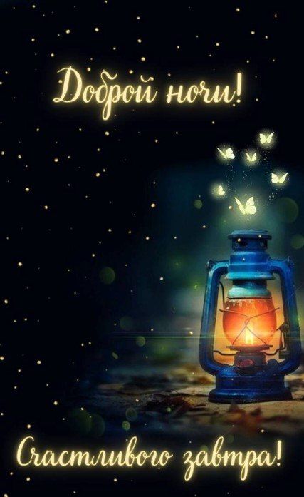 Добрых и крепких снов! Спокойной ночи!