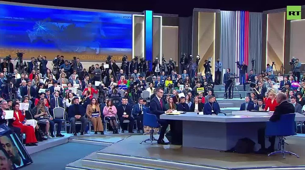 Путин: «Посмотрите на СВО и то, что в Газе происходит, и почувствуйте разницу — ничего подобного на Украине нет»