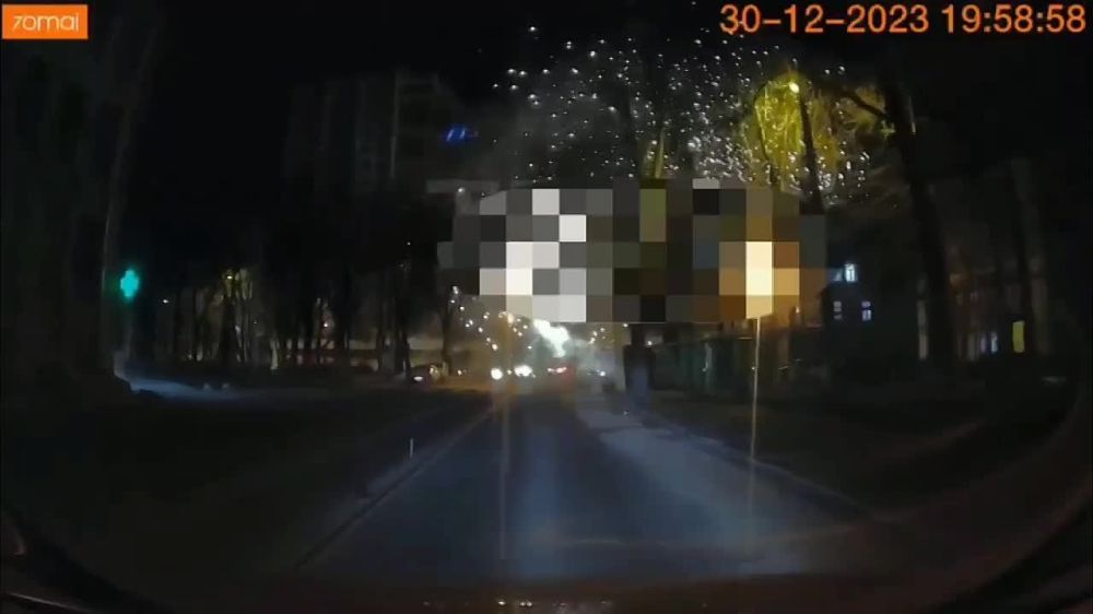 Кадры удара по центру расположения ВСУ в отеле Kharkiv Palace