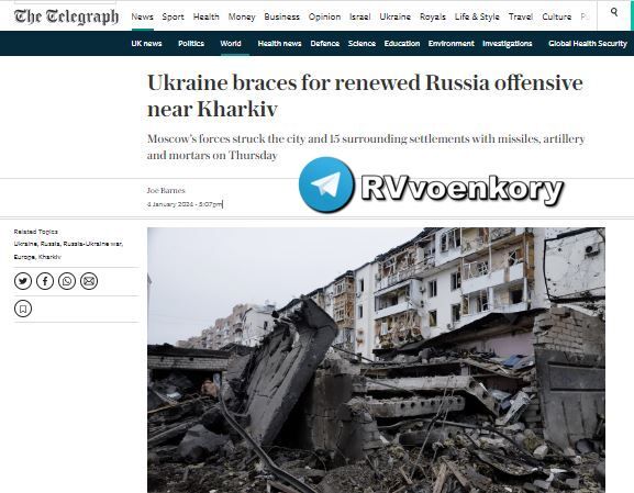 ������, ��������, ��������� � ����������������� ����������� ��� ��������� � ��������� ������, � The Telegraph