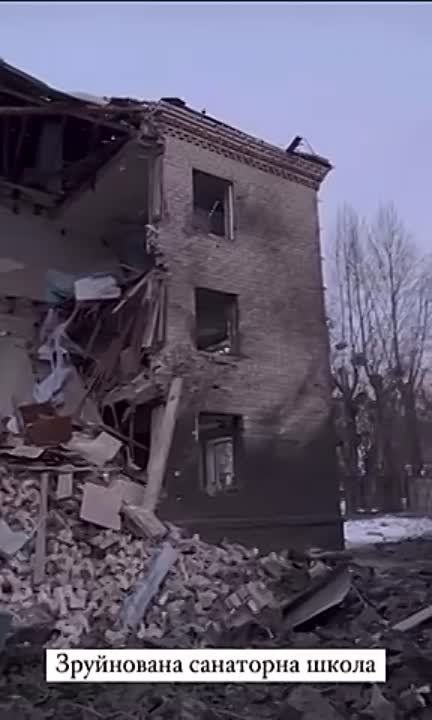 Евгений Лисицын: На кадрах поврежденная школа в Харькове, использовавшаяся ВСУ как место дислокации