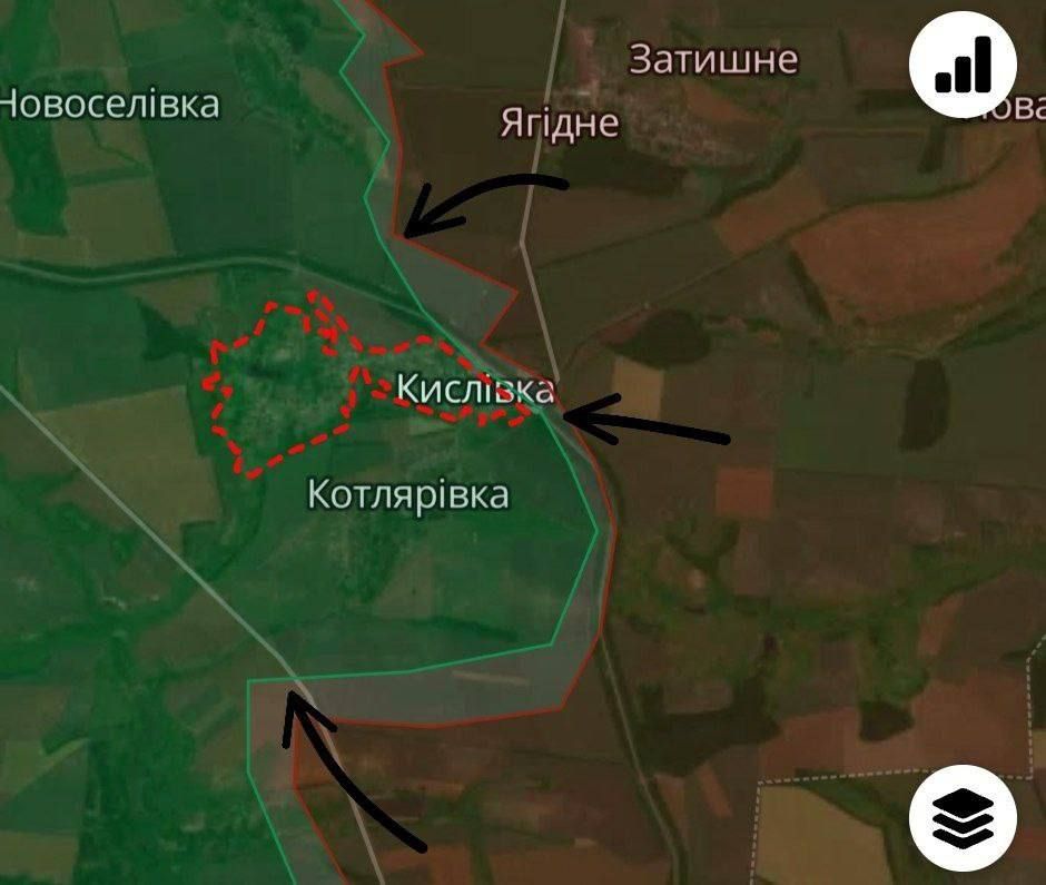 Украинские источники сообщают, что наши войска начинают штурм Кисловки и его флангов на Купянском направлении