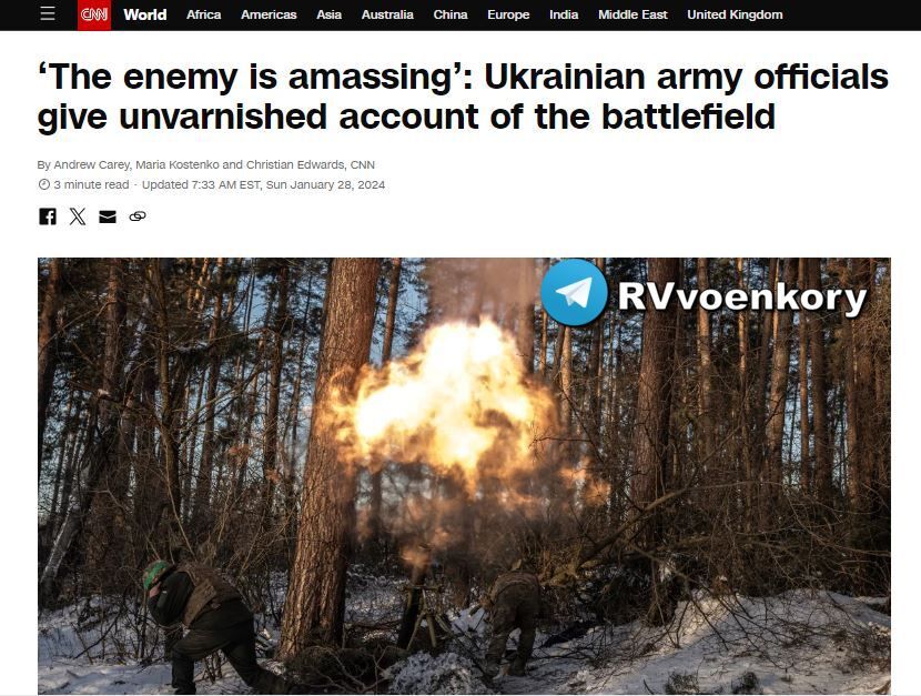 Армия России очень активна, увеличила количество наступательных операций, 2-й день проводят по 50 атак — CNN
