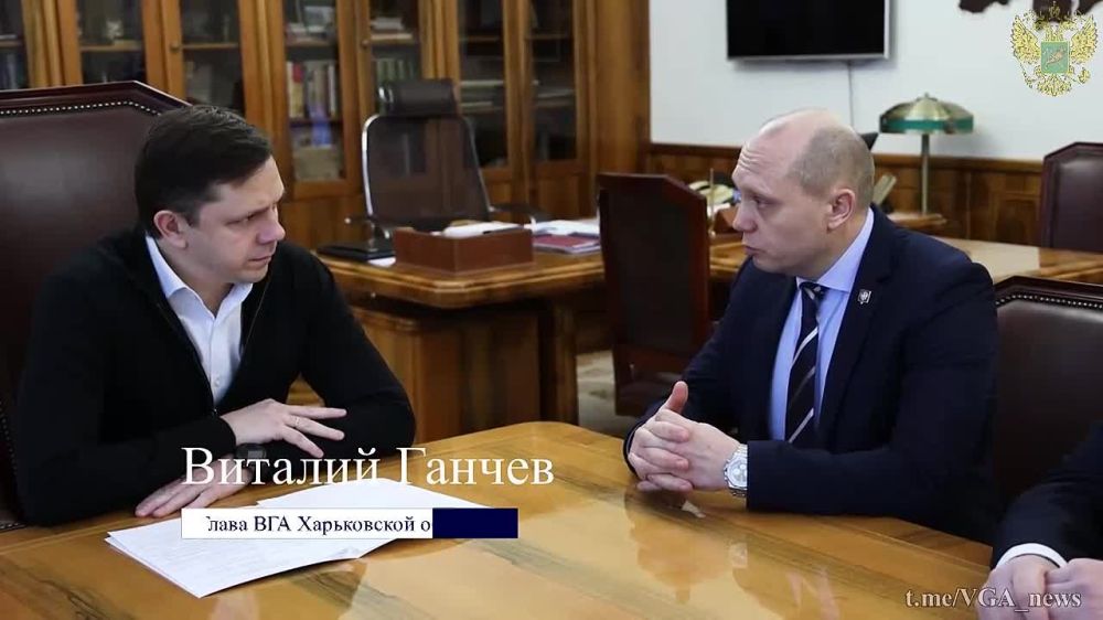 Глава ВГА Харьковской области Виталий Ганчев встретился с губернатором Орловской области Андреем Клычковым в рамках рабочего визита в Орёл