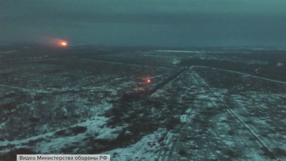 Российская армия ночью нанесла массированный удар по военным тылам ВСУ