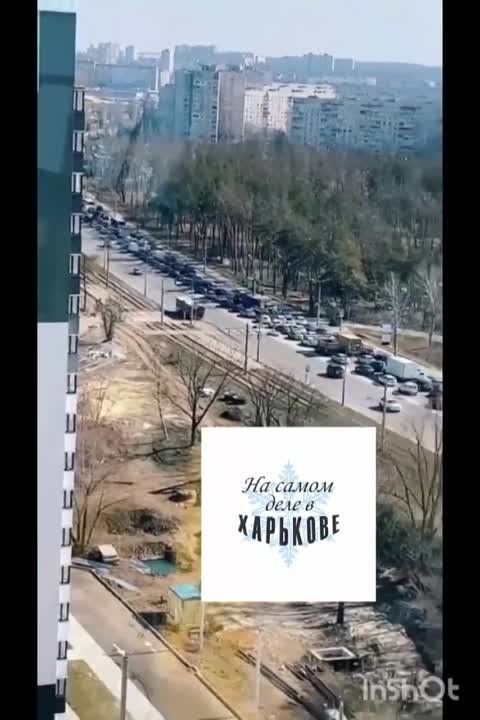 В Харькове облавы, вызвавшие заторы на дорогах