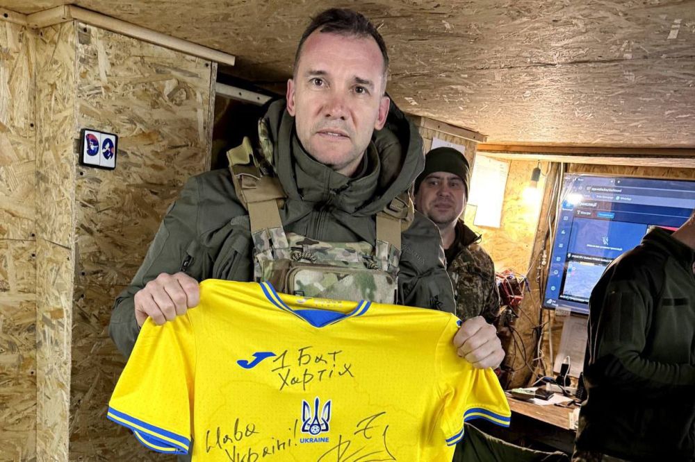 Украинский футболист Андрей Шевченко посетил Купянское направление