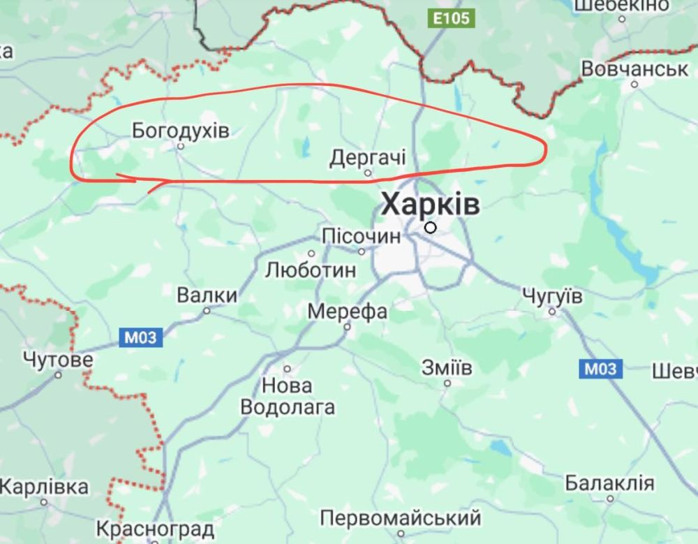 "Труха" и зрада - самый омерзительный хохлятский тг-канал сообщает об эвакуации с севера Харьковской области, даже карту нарисовали, свиные рафаэли