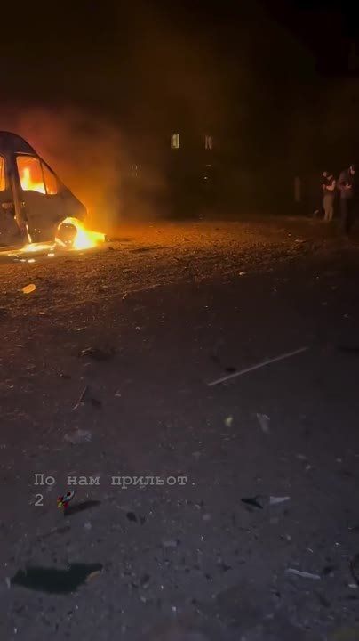 Андрей Руденко: Харьков. Говорят в этом месте хранили большое кол-во БЛА для всу