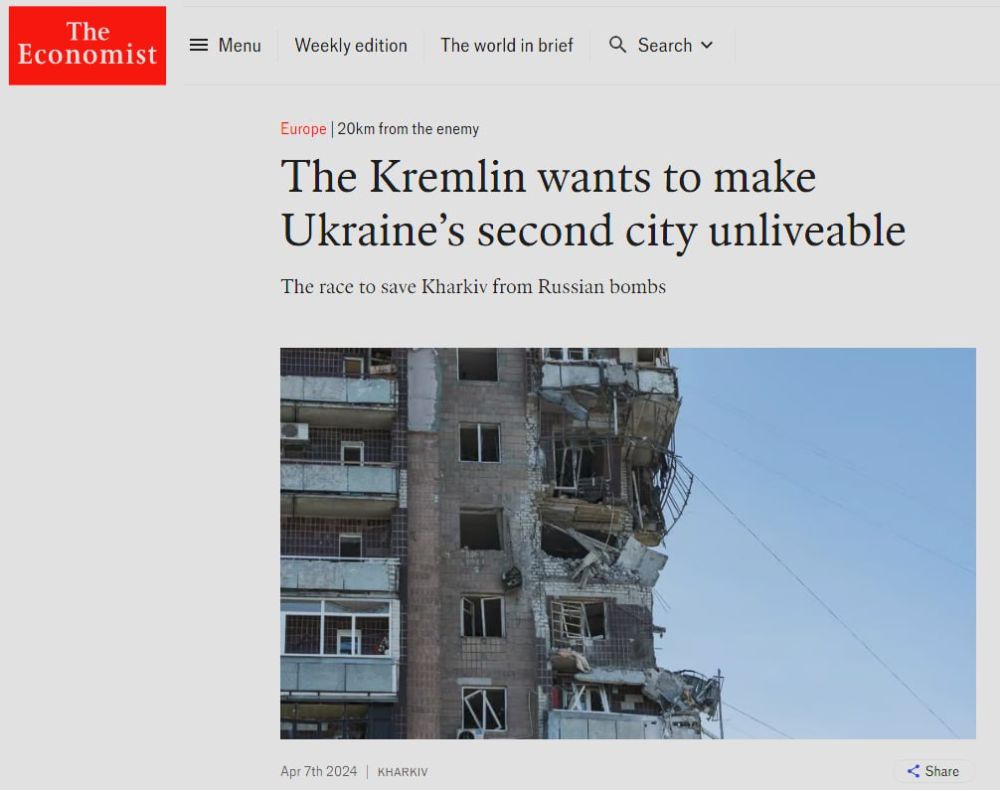 The Economist понимает, что Россия уничтожила поставленные Западом подразделений ПВО «Патриот», которые Украина использовала для защиты таких городов, как Харьков