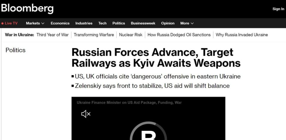 ������ ������������������ �� ����������� ������������� ������ � Bloomberg