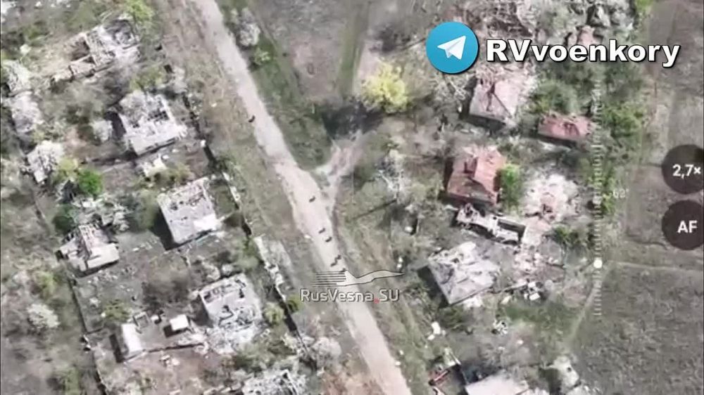 Кадры бегства боевиков ВСУ и накрытие Кисловки перед освобождением