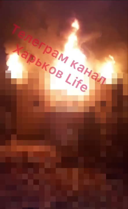 В Харьковской области что-то горит