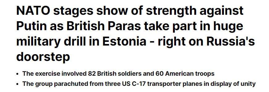 НАТО решило поиграть мускулами на «пороге России», чтобы доказать своё единство