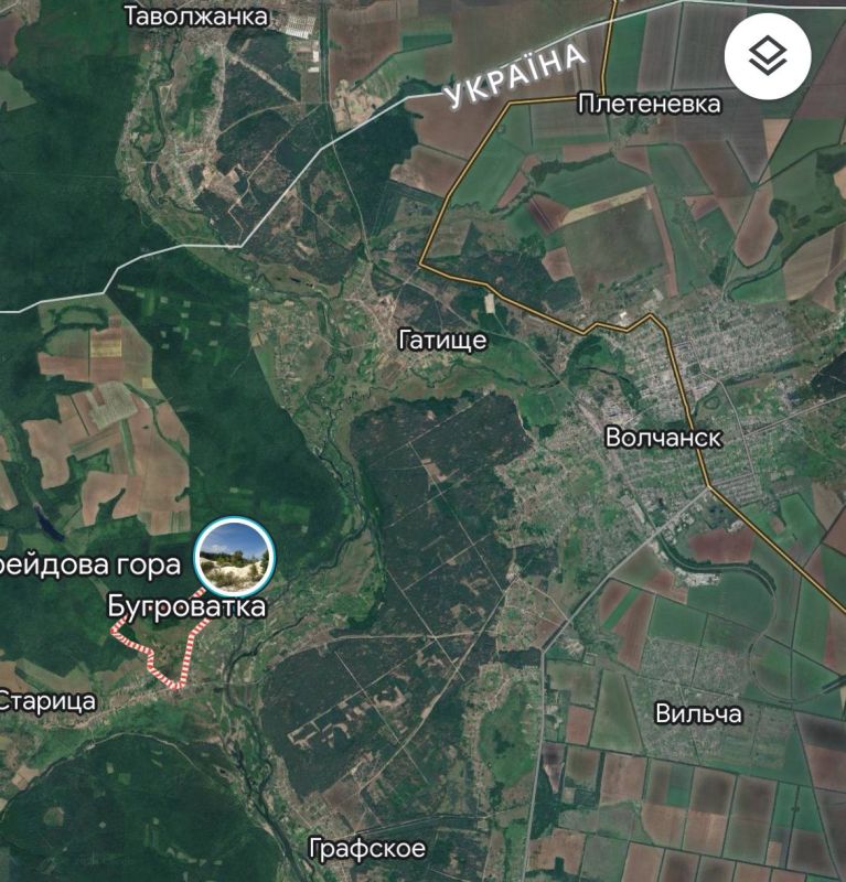 Российские войска заняли Бугроватку, утверждают украинские источники