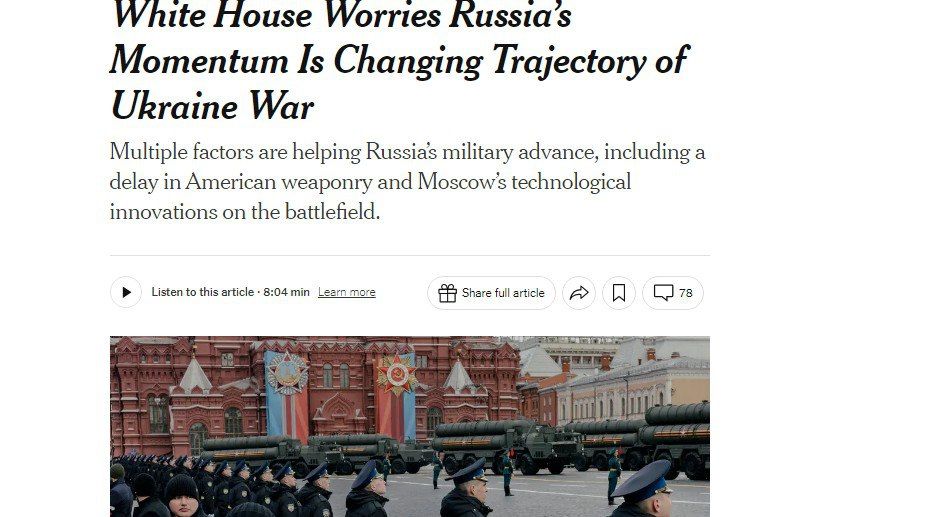 На Украине всё решится в ближайшие месяцы — The New York Times