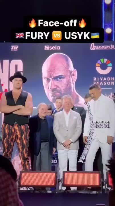 Фьюри даже не посмотрел на Усика на дуэли взглядов перед боем